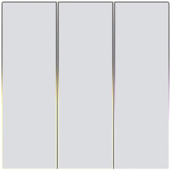 Avatto Érintéses ZigBee fénykapcsoló Avatto TS60-EU-W3 Triple TUYA (fehér) (ZTS60-EU-W3) - mstore