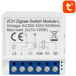 Avatto ZigBee Avatto LZWSM16-W2 Semleges nélküli intelligens kapcsoló TUYA (LZWSM16-W2)