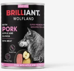 Brill Brilliant Wolfland sertés almával és quinoaval 400g