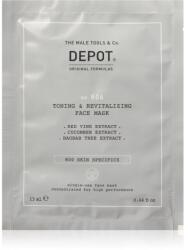 Depot NO. 806 TONING & REVITALIZING FACE MASK masca faciala revitalizanta pentru barbati 12x13 ml Masca de fata