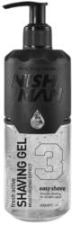 NishMan Gel de ras transparent Easy Shave 3 Fresh Active 400ml (8681665066413)