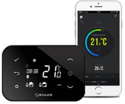SALUS Termostat Inteligent Salus IT500 WiFi cu Montaj Inclus - Control Centrala Termica de pe Telefon (IT500+MTAI)