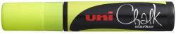 uni Krétamarker folyékony 15mm, Uni-Posca PWE-17K fluor sárga (2UPWE17KFLS) - web24