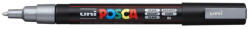 uni Dekormarker 1, 8-2, 5mm, Uni Posca PC-5M ezüst (2UPC5ME) - web24
