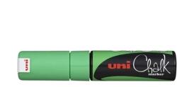 uni Krétamarker folyékony 8mm, Uni-Posca PWE-8K fluor zöld (2UPWE8KFLZ) - web24