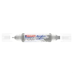 edding Akril marker 2-3mm, és 5-10mm, 3D kétvégű Edding 5400 ezüst (7580247018) - web24