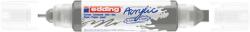 edding Akril marker 2-3mm, és 5-10mm, 3D kétvégű Edding 5400 antracit (7580247020) - web24