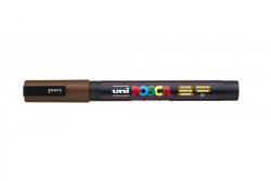 uni Dekormarker 0, 9-1, 3mm, Uni Posca PC-3M barna (2UPC3MB) - web24
