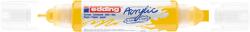 edding Akril marker 2-3mm, és 5-10mm, 3D kétvégű Edding 5400 citromsárga (7580247008) - web24
