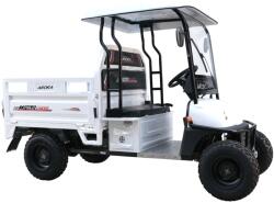Geeli Cvadriciclu electric ARORA Polo Farm motor 2000W viteza 25 km/h autonomie 60 km baterie 72V/45Ah pe 4 roti descarcare hidraulica fara permis-Alb (G-ARORAPOLOFARM-Alb) - agromoto