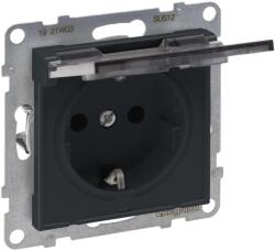 Legrand Priza cu capac Legrand SEANO, 16A, 250V, culoare antracit (765423)
