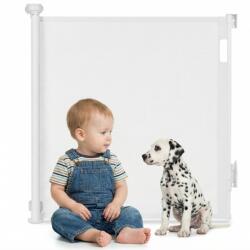 Lionelo Gratar de siguranta LIONELO THEA, extensibil, 80 cm inaltime, 140 cm latime (LO-THEA WHITE NATURAL)