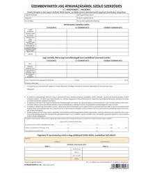  A. REND. 4/2012 Formular A4 4 foi "Contract de cesiune a dreptului de exploatare (A.REND.4/2012)