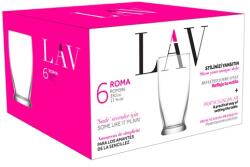 LAV Roma Long Drink 350ml set de 6 pahare de cocktail LV-ROM396F (LV-ROM396F)