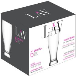 LAV Set de 6 pahare de bere LAV Brotto Beer 565ml LV-BRO29F (LV-BRO29F)