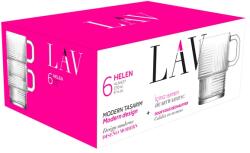 LAV Cana LAV Helen Set de 6 căni de 270 ml LV-HLN427F (LV-HLN427F)