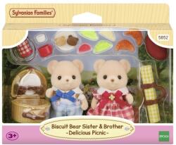 EPOCH Sylvanian Families, Biscuit Siblings Picnic, set cu figurine, 5852 Figurina