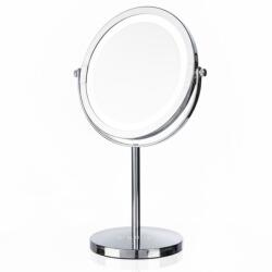 Beautifly Oglinda cosmetica Beautifly Looking Glass Light, 14, 5 cm, Marire 10x, USB-C, LED, Reglare la 360°, Argintiu (Looking Glass Light)