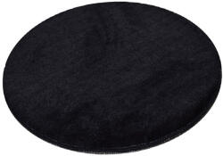 Chilai Home Covor Chilai Home 882CHL1042, diametru 90 cm, fire acrilice antibacteriene, negru (882CHL1042) Covor