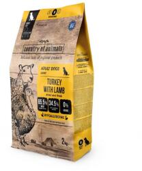 Country Of Animals Dog Turkey with Lamb M 2 kg pulyka bárányhússal, száraz kutyatáp