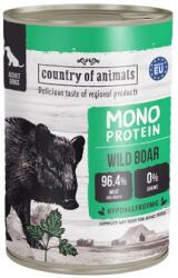 Country Of Animals Dog Monoprotein Wild Boar 400g vaddisznó, nedves kutyatáp