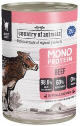 Country Of Animals Cat Monoprotein Beef 400g marhahús, nedves macskaeledel