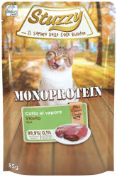 Stuzzy Stuzzy Monoprotein, nedves macskatáp, friss borjúhús, 85 g, tasak