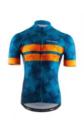 Top Bikewear Klasik Plus rövid ujjú kerékpáros mez - kék