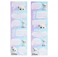 Starpak 6 db-os füzetcímke - Cute Kitty - kétféle (584207) (584207)