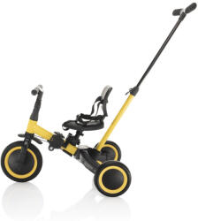 Zopa tricikli 3in1 tolókarral Empire Yellow