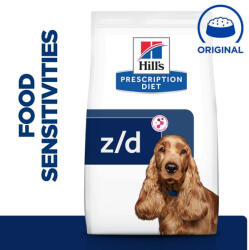 Hill's PD Canine z/d Food Sensitivities 10kg hypoallergén száraztáp kutyáknak