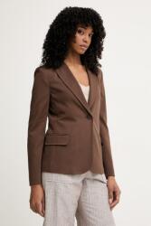 Weekend Max Mara sacou cu un singur rând de nasturi pentru femei, cu vâscoză CARBONE PPY2-KZD00C_89X (2615911012600)