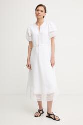 HUGO BOSS rochie de vară cu amestec de in Doralia PPY2-SUD1FZ_00X (50556233)