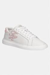 Tommy Hilfiger TH ICON COURT SCRIPT sneakers pentru femei, din piele PPY2-OBD033_00A (FW0FW09363)