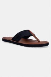 Tommy Hilfiger șlapi pentru bărbați HILFIGER LEATHER BEACH SANDAL PPY2-KLM00N_59X (FM0FM05808)