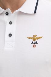 Aeronautica Militare тениска с яка мъжка от памук (PO1308UP00082) - answear - 82,13 лв