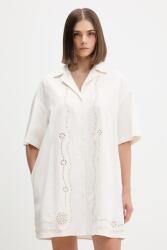 Tommy Hilfiger rochie de vară cu amestec de in PPY2-SUD1BT_01X (DW0DW22350)