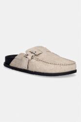 Tommy Jeans papuci mocasini pentru femei, din piele întoarsă TJW COMFORT SUEDE MULE PPY2-KLD02S_80X (EN0EN03038)
