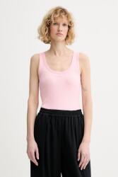 Calvin Klein top pentru femei, din bumbac cu elastan PPY2-TSD0PD_30X (LV044F210G)