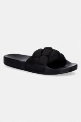 Tommy Jeans papuci pentru femei TJW BRAIDED SLIDES PPY2-KLD02N_99X (EN0EN02975)