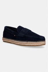 Tommy Hilfiger espadrile pentru bărbați, din piele întoarsă FLEXIBLE HILFIGER SDE ESPADRILLE PPY2-OBM00J_59X (FM0FM05794)