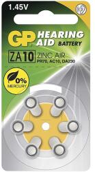 GP Batteries Zink Air gombelem 1, 4V 6 db/bliszter ZA10D6/PR70/AC10/DA230