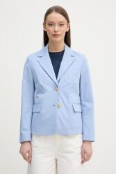 Tommy Hilfiger Sacou cu un singur rând de nasturi de femei cu bumbac 9BYA-KZD018_50X (WW0WW47179)