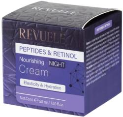 Revuele Peptides & Retinol Nourishing Night Cream, подхранващ нощен крем с пептиди и ретинол, 50 ml