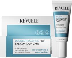 Revuele Double Hyaluron + B5 Eye Contour Care, хидратиращ околоочен крем-гел против бръчки и торбички, 25 ml