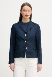 Tommy Hilfiger sacou cu un singur rând de nasturi pentru femei, cu amestec de in PPY2-KZD08S_59X (WW0WW49335)