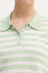 Tommy Hilfiger тениска тип пулове с яка дамска с добавена коприна (WW0WW48503) - answear - 146,67 лв