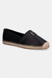Tommy Hilfiger espadrile pentru femei TH LOGO LEATHER ESPADRILLE PPY2-OBD01G_99X
