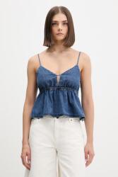 Tommy Hilfiger bluză cu bretele pentru femei, din denim PPY2-KDD0FU_55J (DW0DW22215)