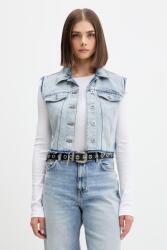 HUGO Blue vestă cu un singur rând de nasturi pentru femei, din denim Garis_B PPY2-BDD0E4_05J (50557076)